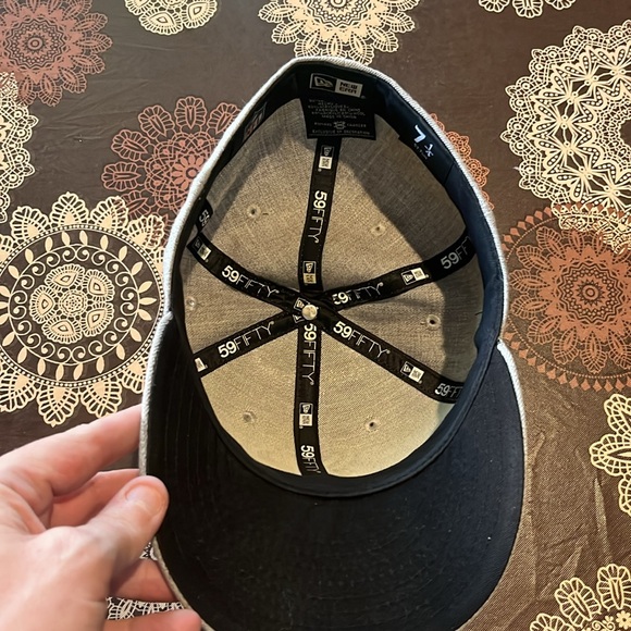 Gray NFL Houston Texans New Era 59FIFTTY 7 1/4 Fitted Hat - Picture 6 of 8